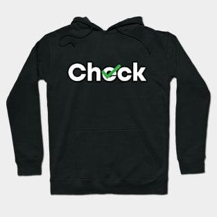 Check Wordmark Hoodie